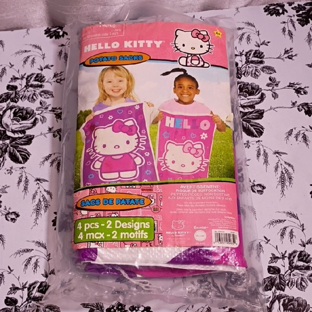 Hello Kitty Pink and‎ Purple Potato Sacks for Kids